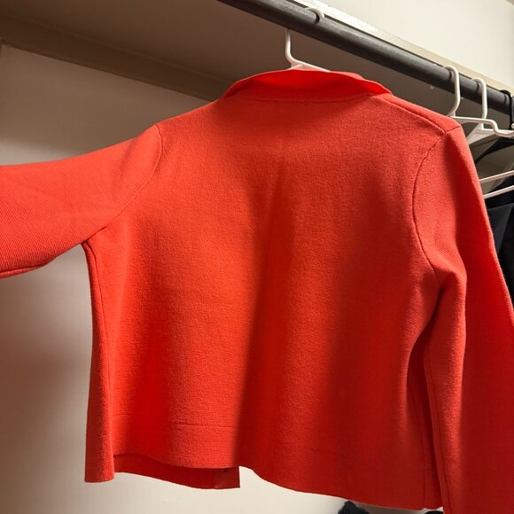 Sezane Betty Cardigan Tangerine - Size S - Picture 2 of 2